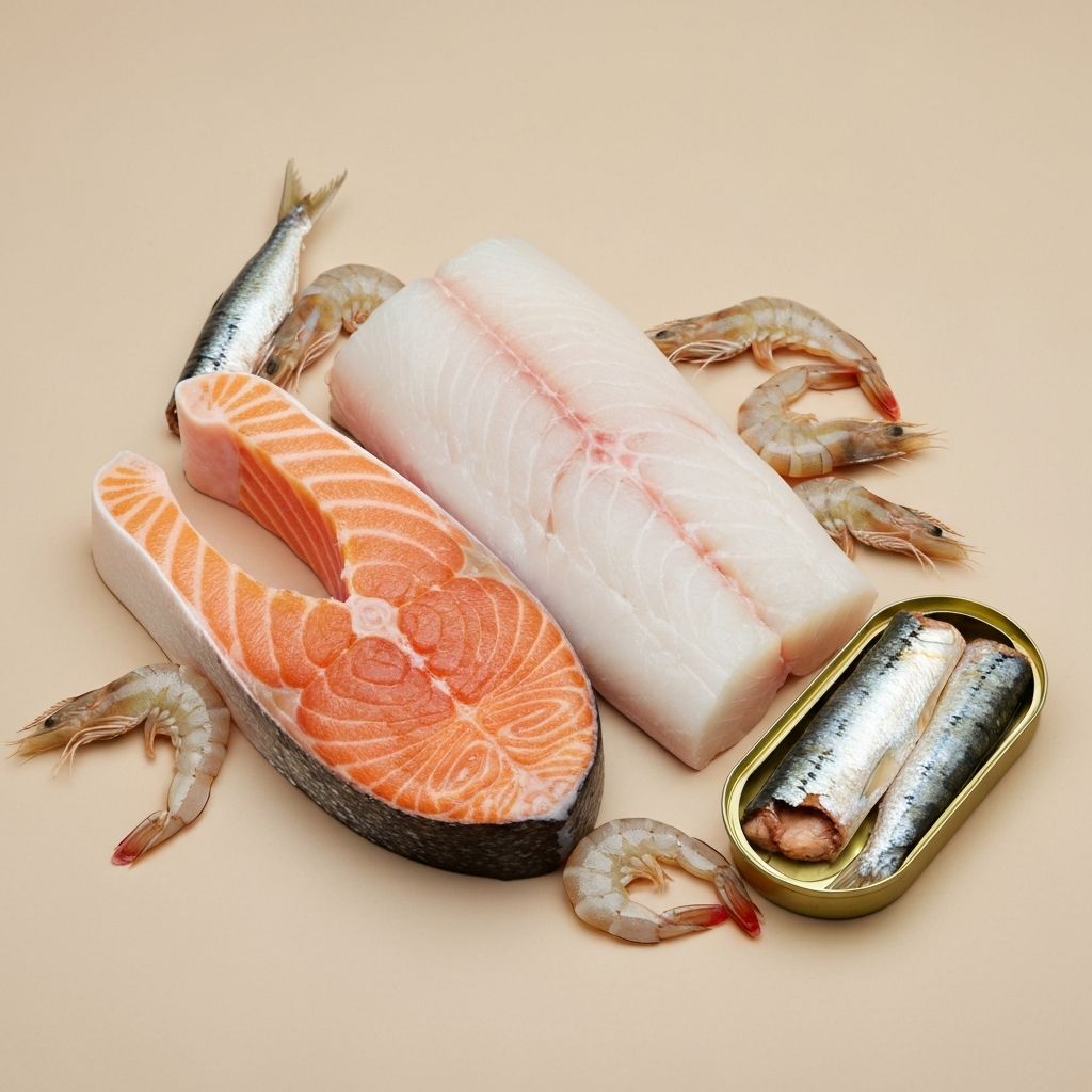 Fish and seafood protein sources