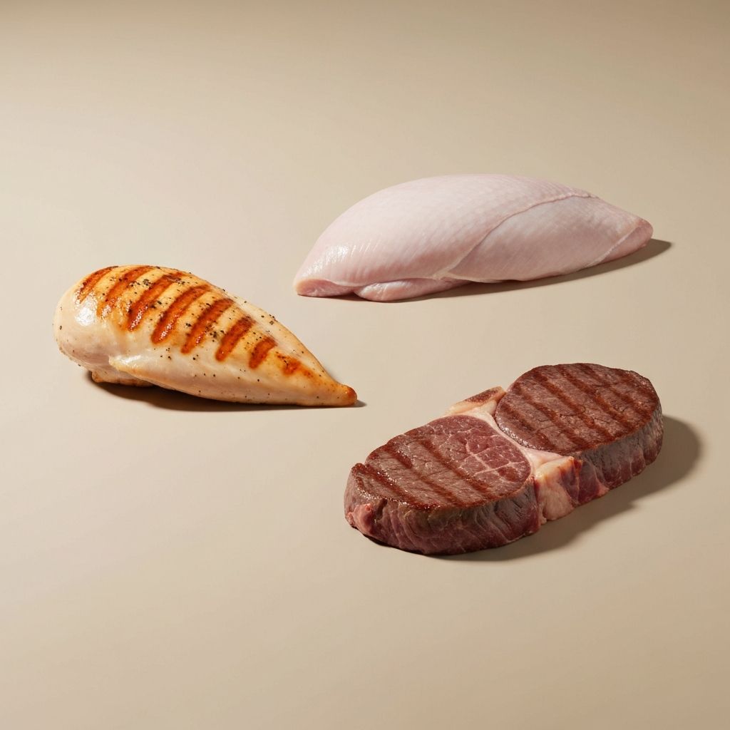 Poultry and meat protein sources